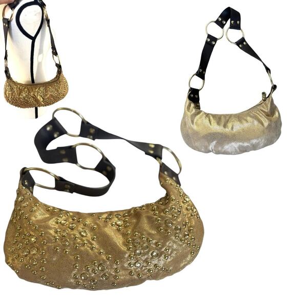 90'S Y2K VTG. 5 PC. PANTS DRESS TOPS‎ PURSE BUNDLE MEDIUM COTTAGE RETRO - Picture 6 of 7